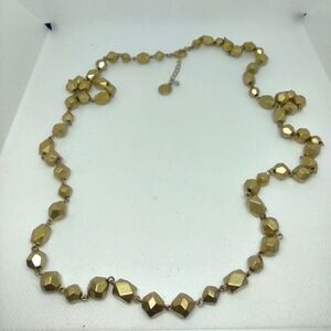 👍5 for $20 Bill Blass Gold Tone Beaded Necklace